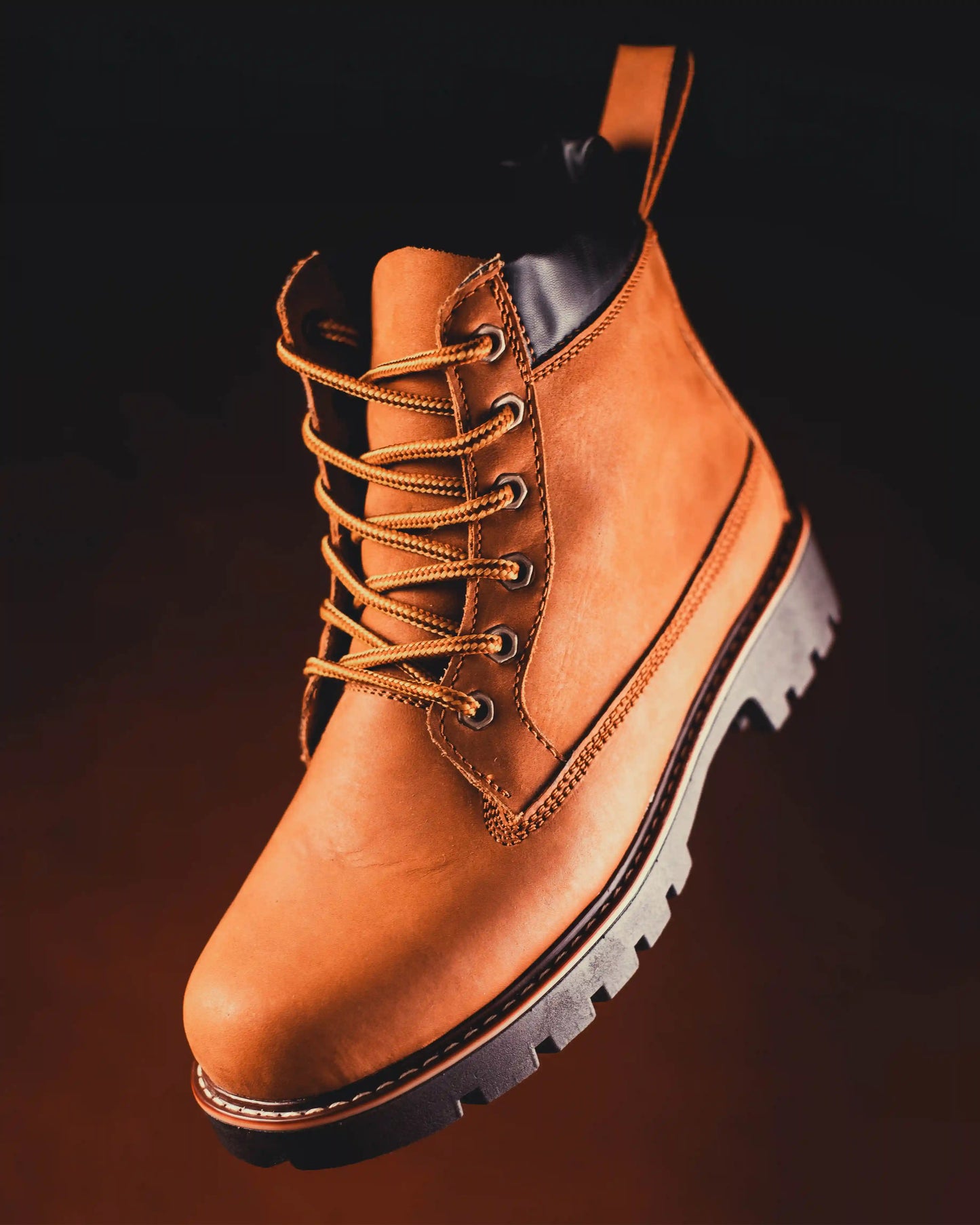 Terrenal Cuero Nobuck Naranja Mate