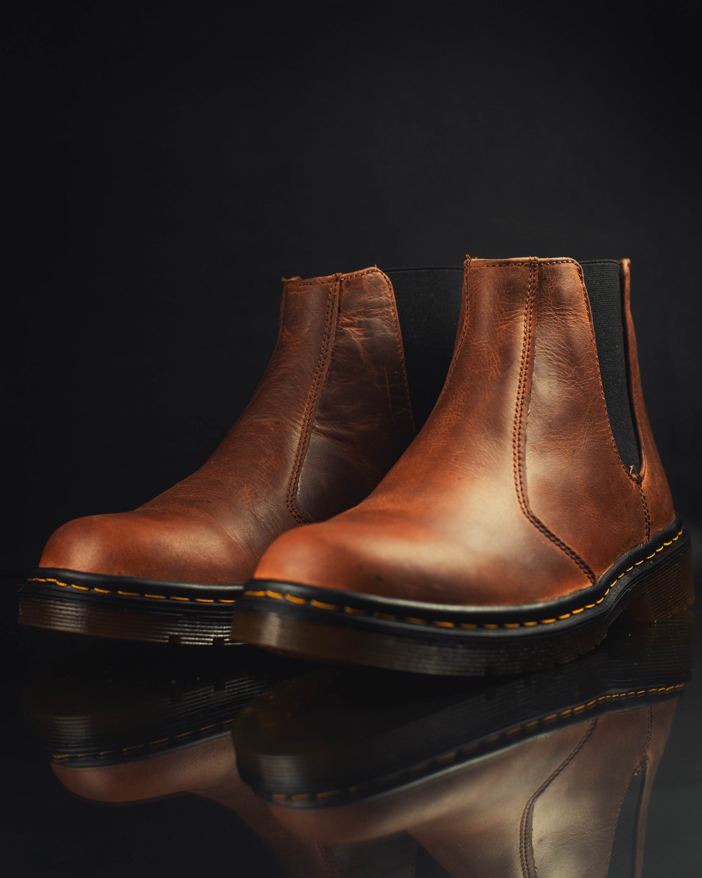 Chelsea Cuero Envejecido Mate