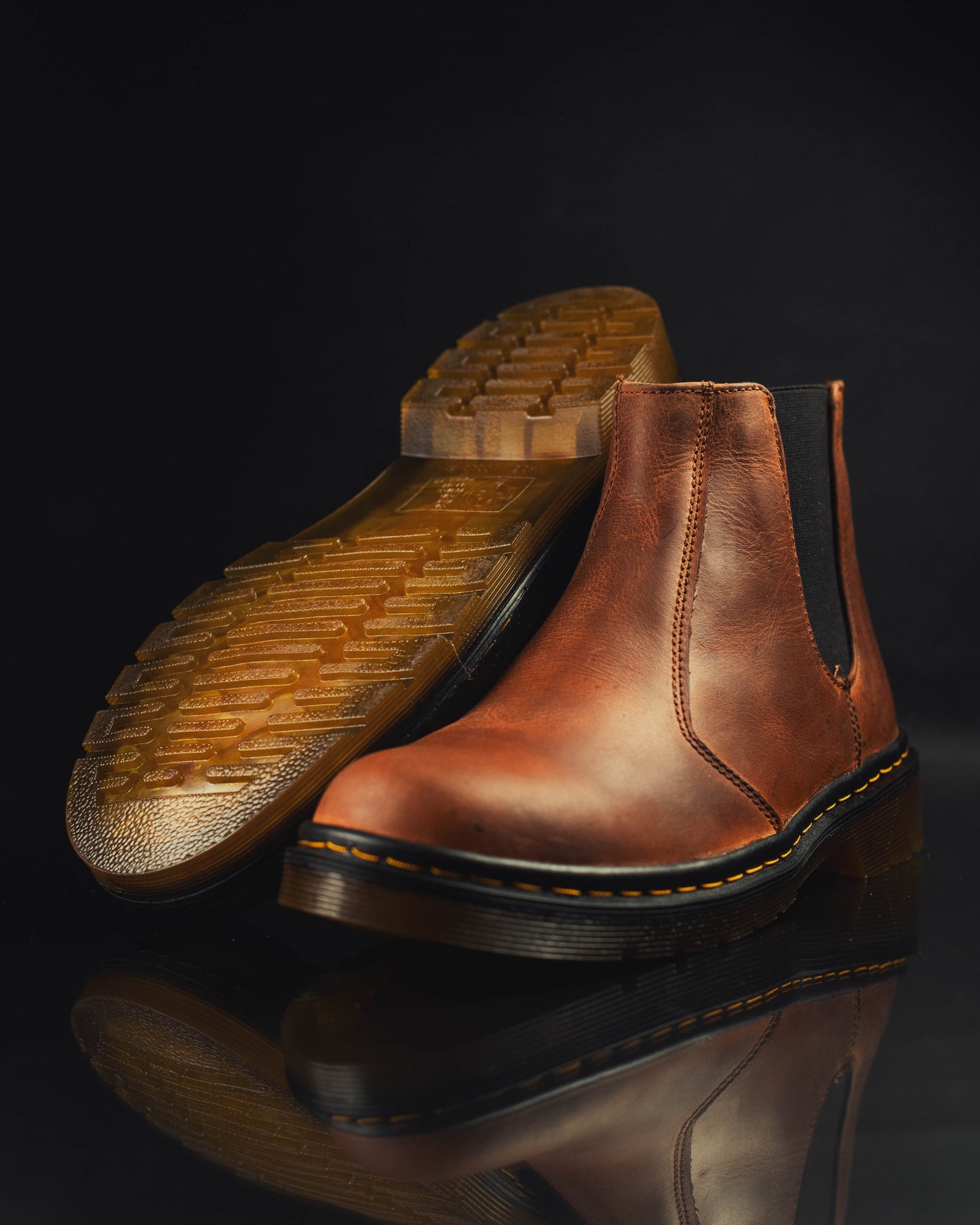 Chelsea Cuero Envejecido Mate