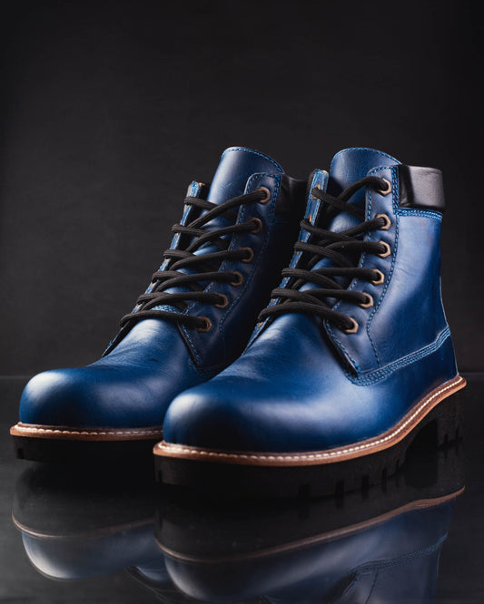 Terrenal Azul Envejecido